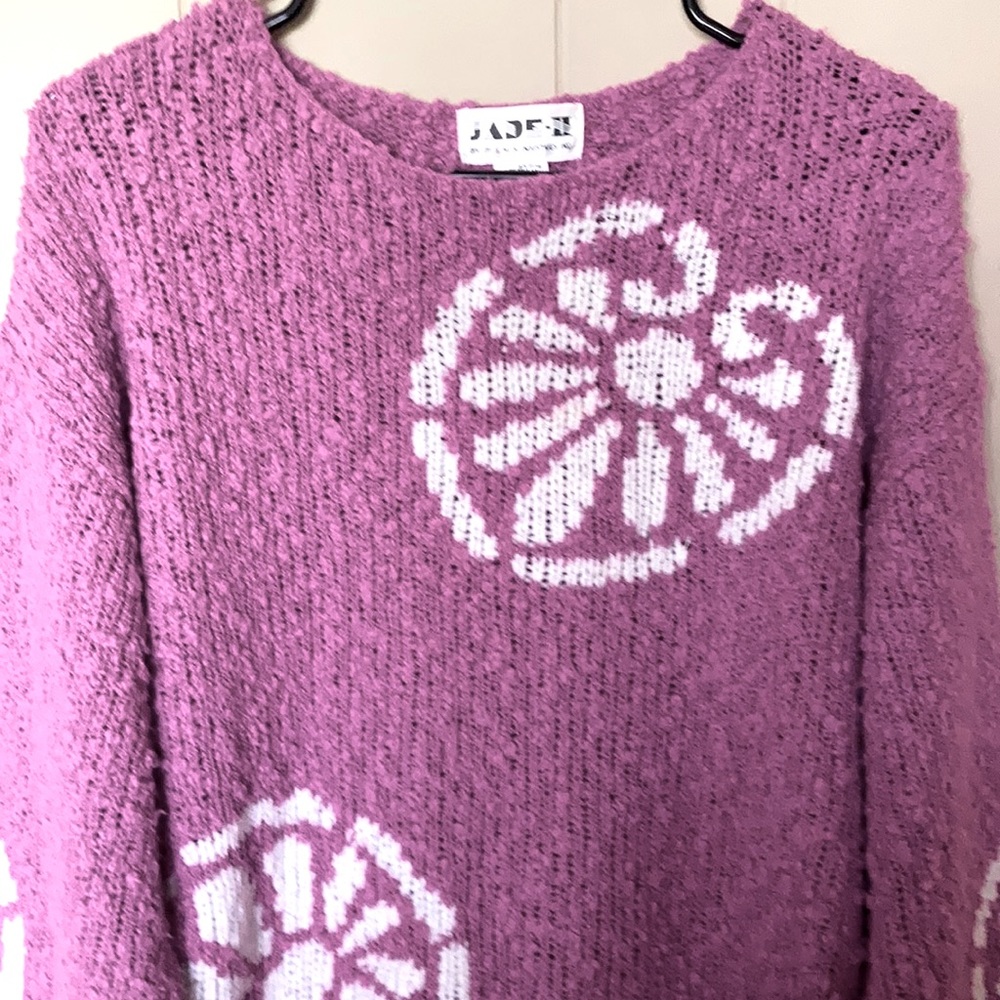 JADE-II... Vintage... crochet sweater